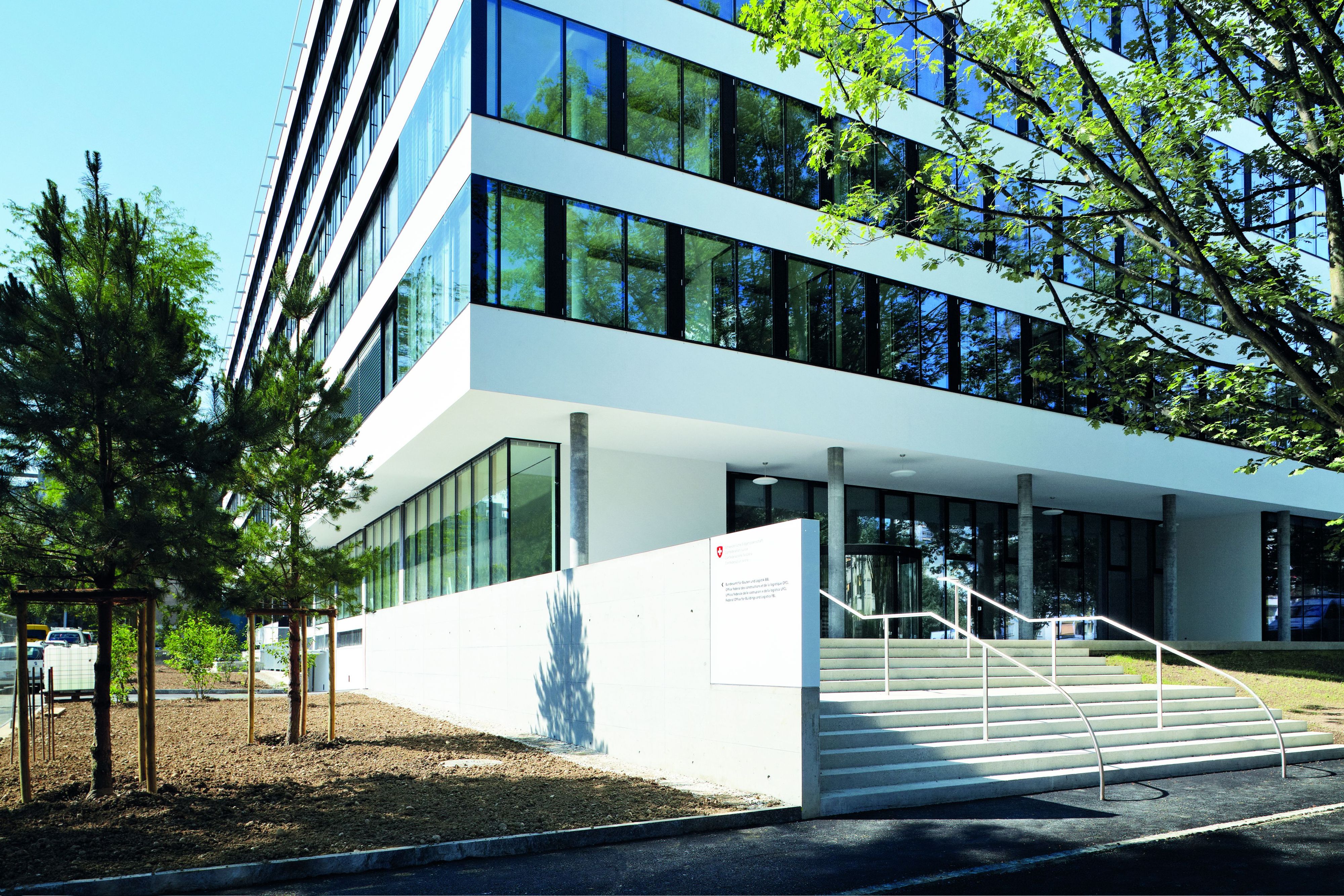 Der Hauptsitz des BBL an der Fellerstrasse 21 von aussen