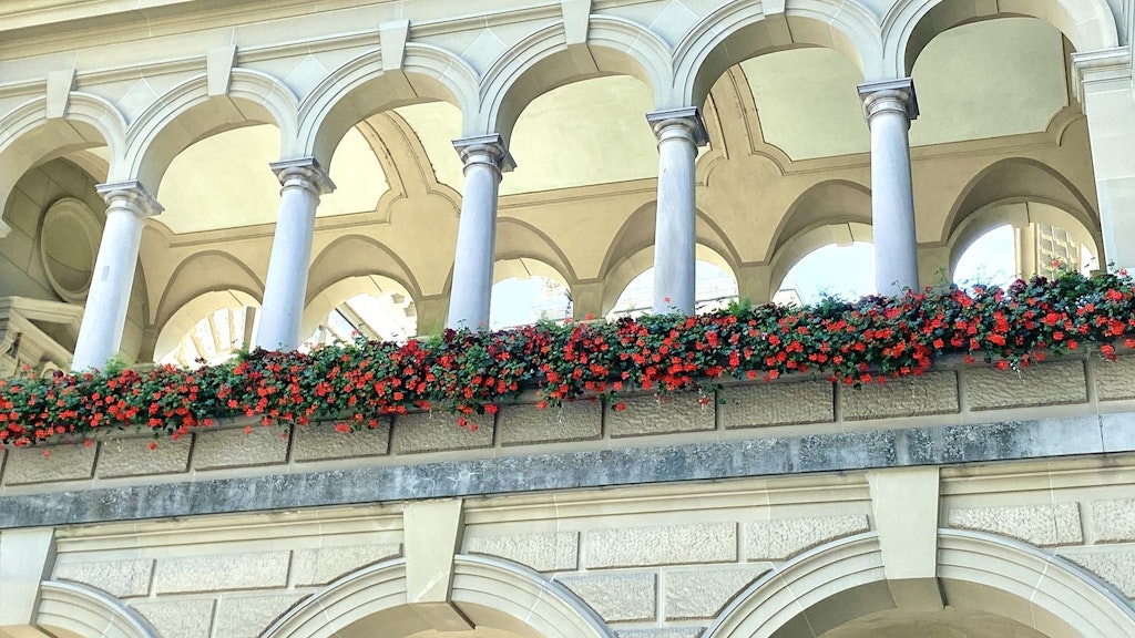 Berna Servizio di giardinaggio della Confederazione, Fioriere nei pressi di Palazzo federale