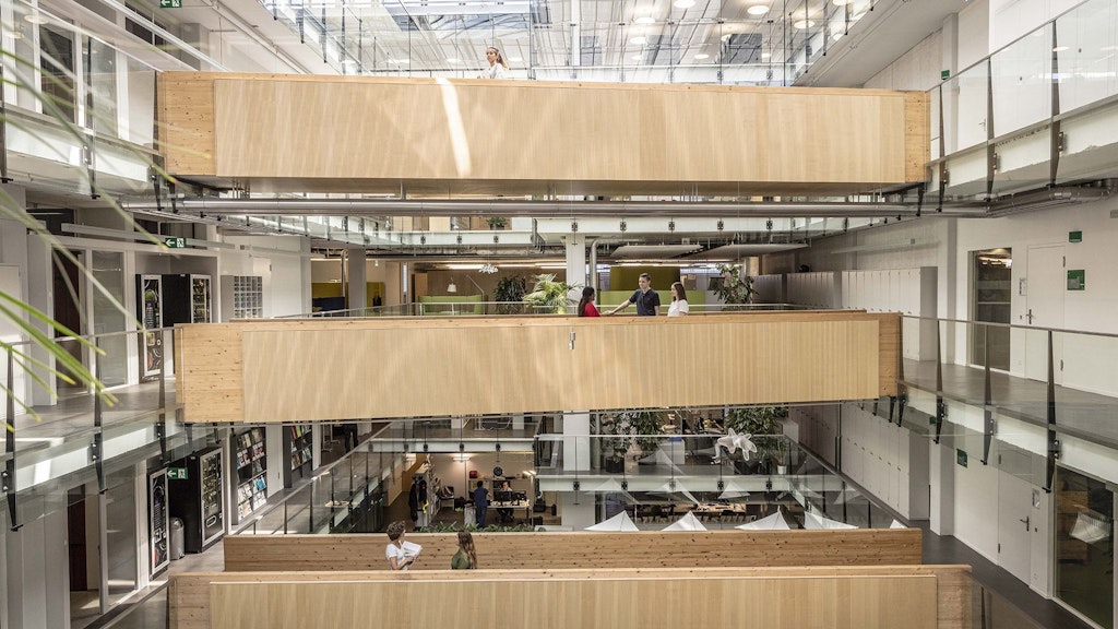 La sede dell’UFCL vista dall'interno.